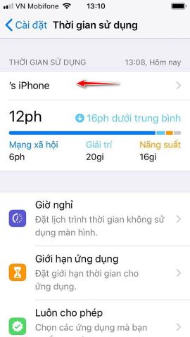 Khoá Ứng Dụng Trên Iphone/Ipad Theo Thời Gian Sử Dụng