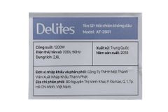  Nồi chiên không dầu Delites AF-2601 