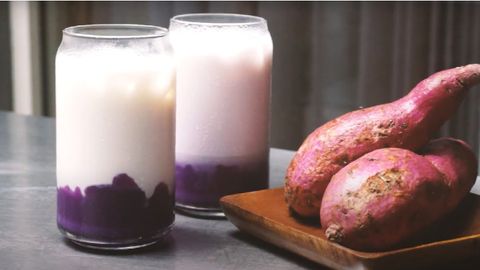 2 cách làm latte khoai lang tím thơm ngọt lạ vị cực đơn giản