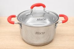  Nồi inox 5 đáy nắp kính 16 cm Sunhouse Mama SHG2516MSD 