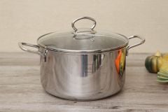  Nồi inox 3 đáy nắp kính 24 cm Fivestar FSN 24IN1 