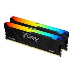  Ram PC Kingston FURY Beast RGB 32GB (2X16GB) 3200MHz DDR4 KF432C16BB12AK2/32 