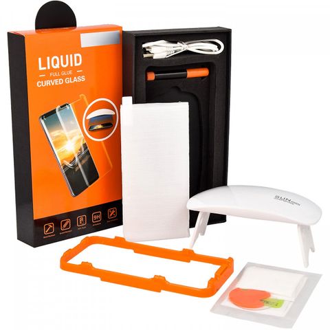 Kính cường lực full keo UV Galaxy S8