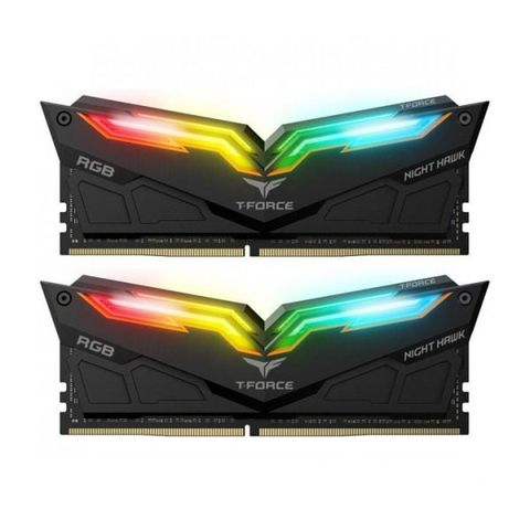 Kit Ram Team Night Hawk Rgb 16gb (8gb X 2) Ddr4 3200mhz ( For Led )