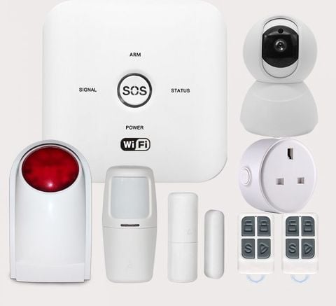 Trung tâm báo động GMS / Wifi Tuya CAS01(FULL)