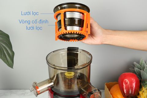 Máy ép trái cây Korihome JEK-688 đỏ