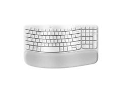  Bàn phím Logitech không dây Wave Keys Ergonomic Trắng 