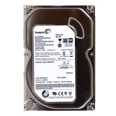 Hdd  500GB  Seagate   Sata