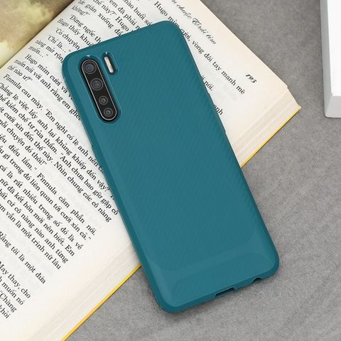 Ốp lưng Oppo A91 nhựa dẻo Tail TPU Case COSANO Xanh Teal