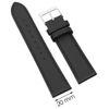 Dây da đồng hồ size 20mm Đen L015-05-20