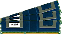 Crucial 96Gb Kit (32Gbx3) Ddr3 Pc3-10600 Load Reduced Ecc 1.35V 4096Meg X 72