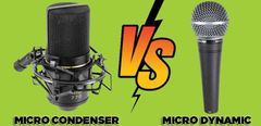  Micro Condenser là gì? Micro Dynamic là gì? Phân biệt micro Condenser và micro Dynamic 