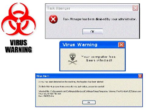 Hacker lừa người dùng bằng thông báo giả mạo máy tính bị nhiễm virus