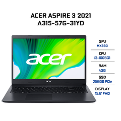  Laptop Acer Aspire A315-57g-31yd (nx.hzrsv.008) 