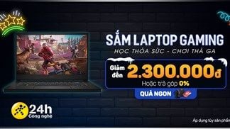 Tháng 12 sắm laptop gaming giảm đến 2.3 triệu đồng, rinh thêm quà ngon cùng ưu đãi trả góp 0%, sao có thể bỏ qua