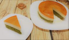  Cách làm bánh bông lan Flan trà xanh đơn giản không cần lò nướng thơm ngon 