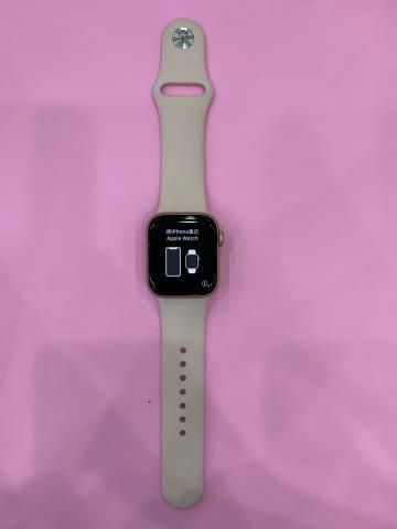Apple Watch S6 GPS, 40mm Gold Aluminium Case with Pink Sand Sport Band - Regular