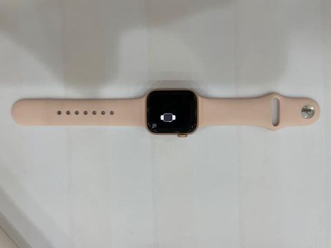 Apple Watch S6 GPS, 40mm Gold Aluminium Case with Pink Sand Sport Band - Regular (MG123VN/A)