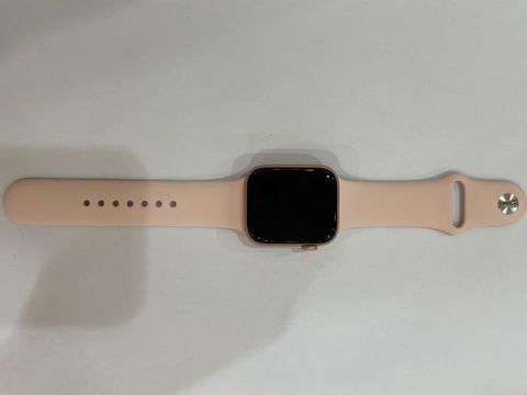 Apple Watch S5 LTE, 44mm Gold Aluminium Case with Pink Sand Sport Band