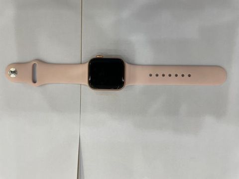 Apple Watch S6 GPS, 40mm Gold Aluminium Case with Pink Sand Sport Band - Regular (MG123VN/A)
