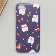  Ốp lưng iPhone 7 - iPhone 8 Nhựa dẻo Matte Xmobile Gấu Xanh navy 