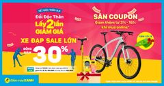  Flash Sale 11.11 - Lễ độc thân Xe đạp giảm giật gân đến 30%, tặng đèn xe siêu xịn. Săn COUPON giảm thêm đến 15%. 