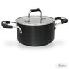 Quánh inox 3 đáy nắp kính 16 cm HappyCook Q16 MLGP