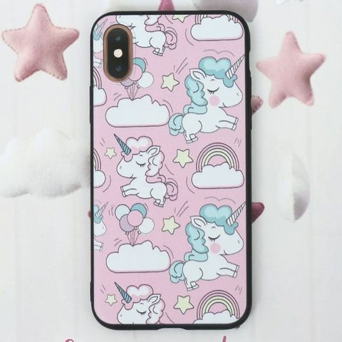 Ốp lưng iPhone XS Nhựa dẻo Solid print MEEKER TS023 Kỳ Lân