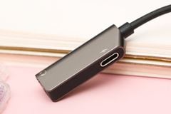  Cáp chuyển đổi 2 cổng lightning sang 3.5mm - lightning Xmobile TS-E123 Xám 