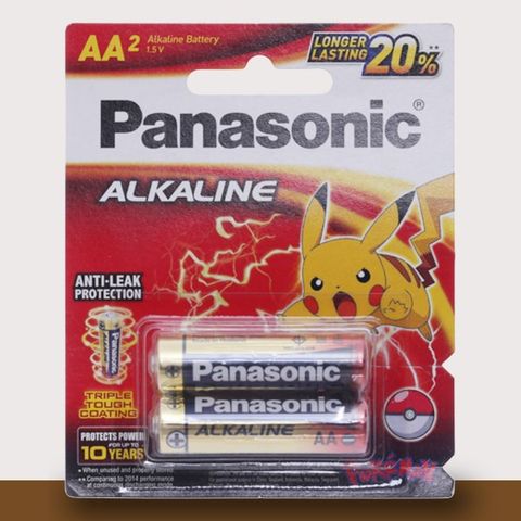 Pin AA 2 viên Panasonic Alkaline LR6T-2BPKV