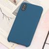 Ốp lưng iPhone X/Xs nhựa dẻo LIQUID SILICONE B JM Lục lam