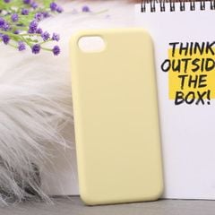  Ốp lưng iPhone 7/8 nhựa dẻo LIQUID SILICONE B JM Vàng dịu 
