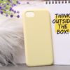 Ốp lưng iPhone 7/8 nhựa dẻo LIQUID SILICONE B JM Vàng dịu