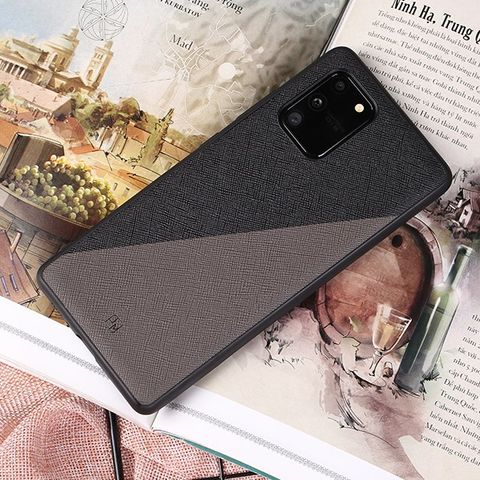 Ốp lưng Galaxy S10 Lite Nhựa dẻo CROAST JM CROAST Đen Xám