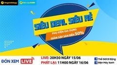  Livestream sale hết cỡ: Tai nghe bluetooth Roman sành điệu giảm sốc 50%, săn thêm gia dụng giá bình dân chỉ từ 79k 