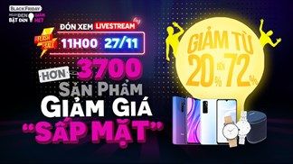 Deal khủng trong livestream 27/11: Vivo V20 SE, Redmi 9 đồng giảm 20%, đồng hồ Fossil hạ giá 70%,... hấp dẫn lắm nha