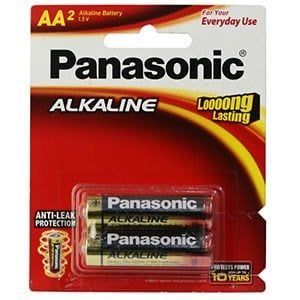 Pin AA 2 viên Panasonic Alkaline LR6T-2B-V