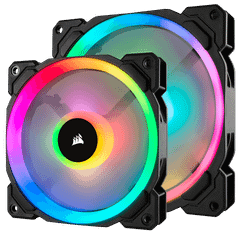  Fan Corsair LL140 RGB Led - Kit 2 Fan 