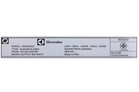 Lò vi sóng âm Electrolux EMS2540X