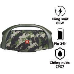  Loa JBL Boombox 2 Chính Hãng, Pin 24h, Chống Nước IPX7, Bluetooth 5.1, AUX, Công Suất 60W 