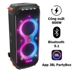 Loa JBL PartyBox 710 Chính Hãng, LED Đẹp, IPX4, Công Suất 800W, Bluetooth, AUX, USB, True Wireless Stereo 