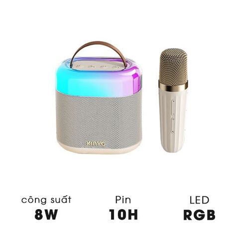 Loa karaoke mini RGB Bluetooth KINYO K13