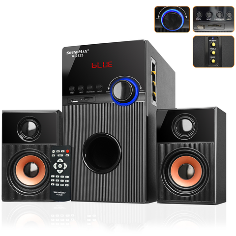 Loa Bluetooth Soundmax A2123, Karaoke - 2.1