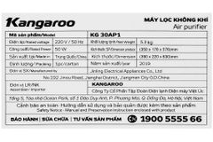  Máy lọc không khí Kangaroo KG30AP1 