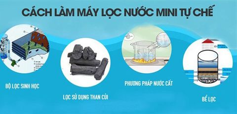 5 cách làm máy lọc nước mini tự chế đơn giản