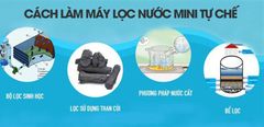  5 cách làm máy lọc nước mini tự chế đơn giản 