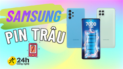  Khám phá TOP 5 điện thoại Samsung pin trâu đáng mua nhất tại TGDĐ, Galaxy M51 cực ấn tượng với viên pin khủng 7.000 mAh 