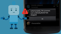  Lỗi com.android.phone dừng lại 