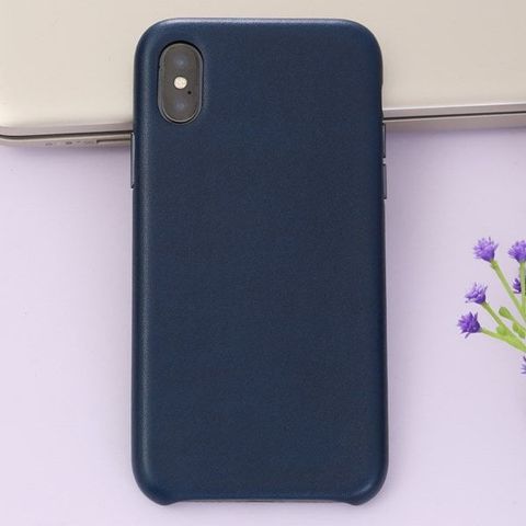 Ốp lưng iPhone X Nhựa cứng Lolly PU Leather Đen