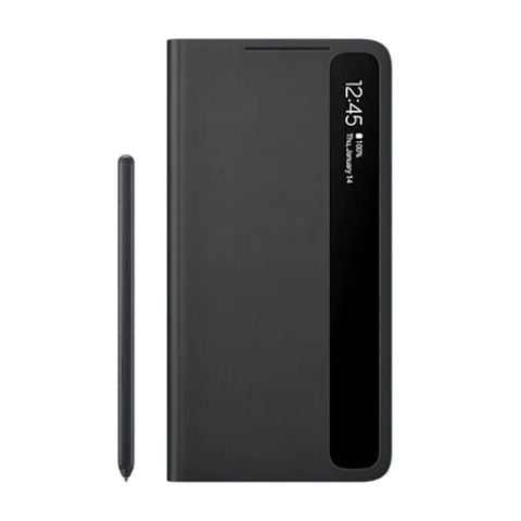 Bao da Galaxy S21 Ultra Nắp Gập Clear View kèm S-Pen Samsung Đen
